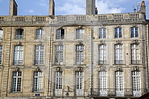 Facade on Parlement Square, Bordeaux photo