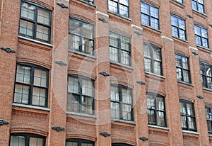 Facade of Red Brick Building