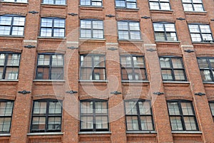 Facade of Red Brick Building