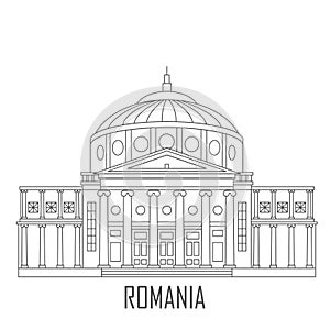 Facade of Romanian Athenaeum