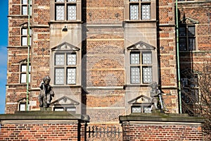 Facade of the Rosenborg Castle in Copenhagen (DK