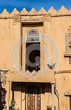 Facade of a rural house in Marvdasht, Iran