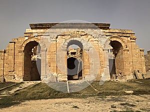 Facade of Sabratha photo