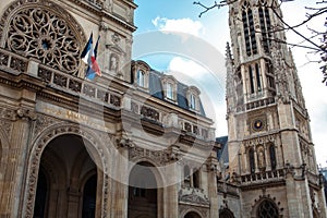 facade of the saint germain church