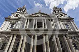 Facade of Saint Paul& x27;s Cathedral