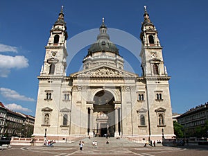 Facade of Saint Steven's Basilica