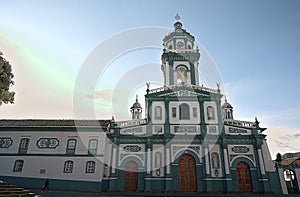 Facade of the San Felipe temple in Pasto-Colombia photo