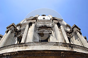 Facade of San Moise Church in Venice. photo