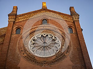 Facade of San Tommaso church