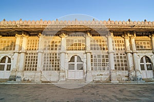 Facade of Sarkhej Roza mosque, Ahmedabad