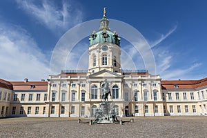 Facade of Schloss Charlottenburg palace in Berlin, Germany - Europe