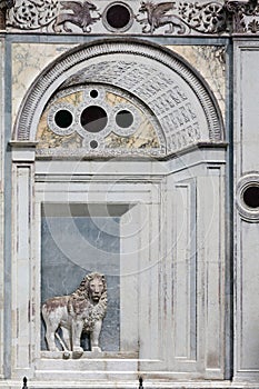 Facade of the Scuola Grande di San Marco photo