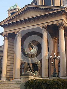 Facade of Serbian Parliament