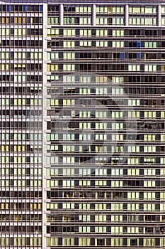 Facade of skyscrapers