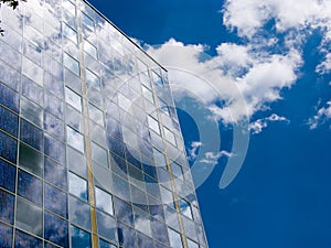 Facade With Solar Panels