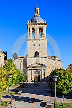 War Damage on San Isidoro Church of Ciudad Rodrigo, Spain photo