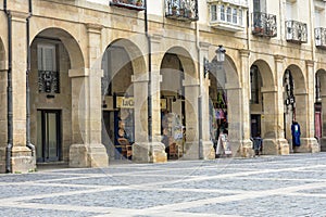 Facade of spanish Town square