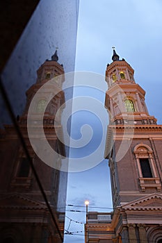 Facade of St. Ignatius church- San Francisco, photo