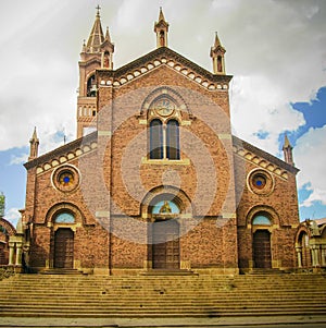Facade of St. Josephs Cathedral aka Church of Our Lady of the Rosary, Asmara