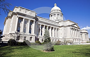 Facade of State Capitol in Frankfort photo