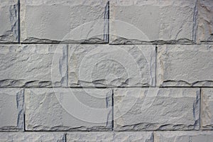 Facade stone. The brickwork texture.