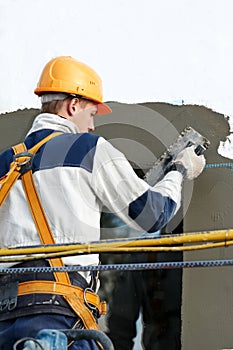 Facade stopping and surfacer works