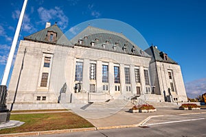 Facade of the Supreme Court of Canada building