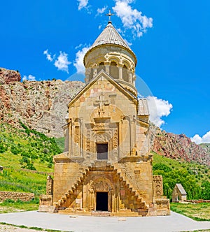 The facade of Surb Astvatsatsin Church