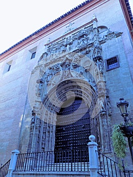Facade of the Tabernacle-Ghotic style-Malaga