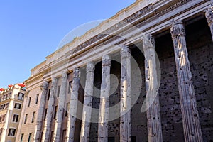 Facciata da tempio da Roma 