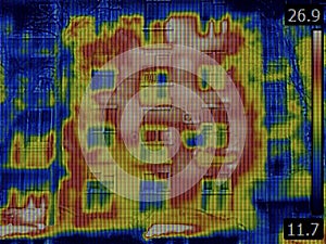 Facade Thermal Image