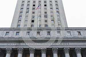 Thurgood Marshall United States Courthouse in New York City, USA photo