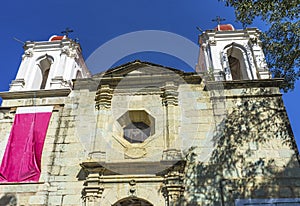 Facade Towers Capilla de Belem Church Oaxaca Mexico photo