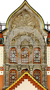 Facade of the Tretyakov Gallery in Moscow