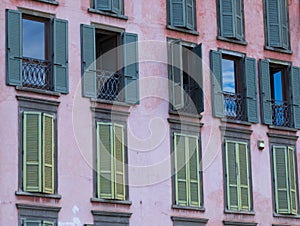 Facade of typical italian house