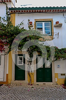 Facade of typical Portuguese house
