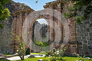 Facade of the unfinished temple of the Precious Blood in Mascota Jalisco. photo