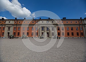 Facade Vaxholms kastell, Stockholm. Sweden