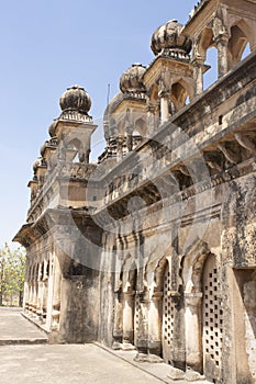 Facade of the Venkat Bihari temple in Kalinjar Fort, Kalinjar, Uttar Pradesh, India, Asia