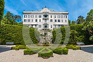 Villa Carlotta Tremezzo on lake Como Italy. photo