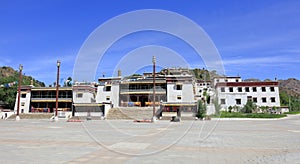 The facade of wudangzhao temple in baotou city, adobe rgb