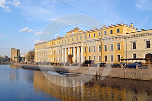 Facade of Yusupov Palace.