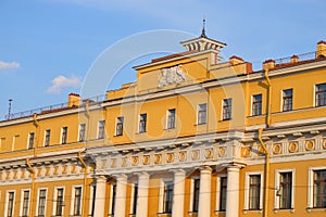 Facade of Yusupov Palace.