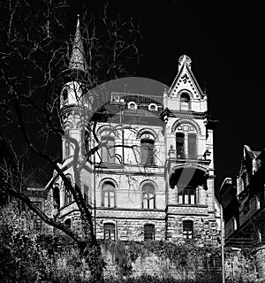 Facades Cityscape of Tubingen Schwarzwald germany