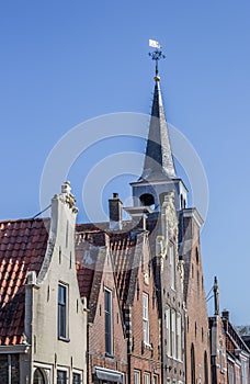 Facades of old houses in Balk