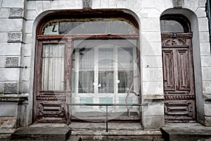 Facades of old houses in the Old City Europe Poland