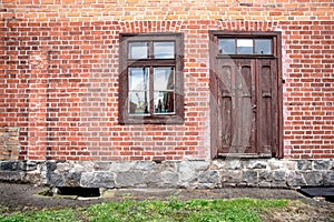 Facades of old houses in the Old City Europe Poland