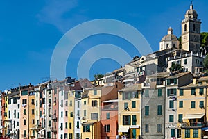 Facades on the seaside of Porto Venere