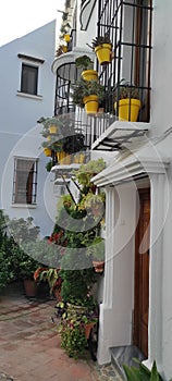 Facades typical of CASARABONELA-MALAGA