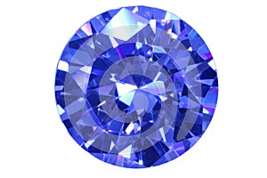 Face blue diamond